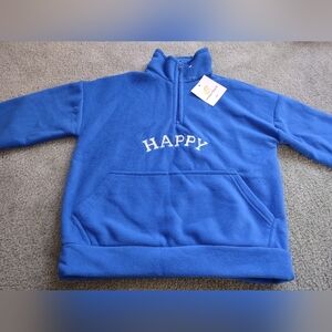 Boy Blue Half-Zip Fleece Pullover